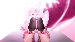 Holding Feet With Your Waifu SFW ASMR