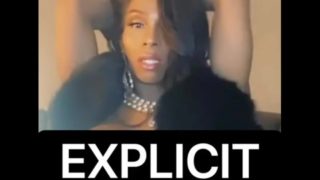 Explicit black Vintage Whore Masturbation trailer