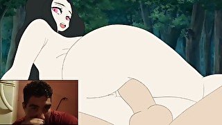 Demon slayer-Nezuko gets fucked in the forest by zenitsu hentai