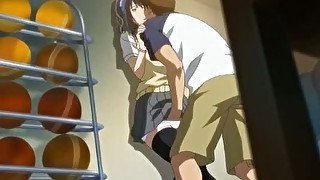 Romantic anime chick gets her pussy fucked by one kinky couple