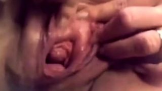 Granny pussy masturbation