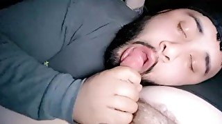 Getting sucked by sis babydaddy