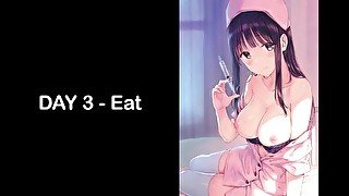 A Beginners CEI  Part 3/3 Eat  Hentai JOI  Precum Play, CEI