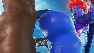 WIDOWMAKER IS DESTROYING A HUGE BBC WITH HER TIGHT POG PUSSY THAT'S BEING FILLED WITH HOT CUM