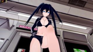 Black Rock Shooter footjob (3D Hentai)