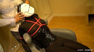 Chinese Breathplay Nylon Catsuit Bondage