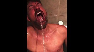 Piss Pig Gets Drenched