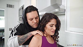 Restless hard sex for hot Latina mom in her 40s