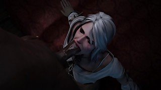 Witcher Ciri Giving a Blowjob