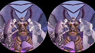 Draenei Paladin Taker POV VR - suck her cock