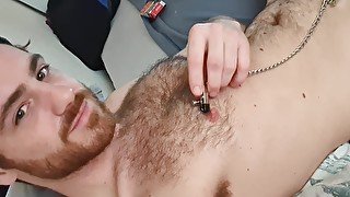 Handsome N Hairy Step dad Gtn Horny - Verbal - Moan - Nipple Play