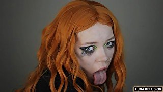 HARD FACEFUCK FOR THIS CUTE REDHEAD - EXCLUSIVE AT ONLYFANS - TEASER