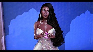 Hard For Ebony Goddess Nicole - Trance Meditation