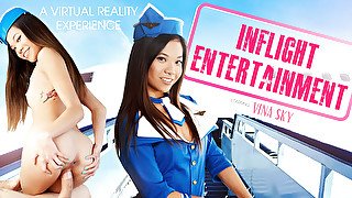 Vina Skyy In Inflight Entertainment - Sexy Stewardess