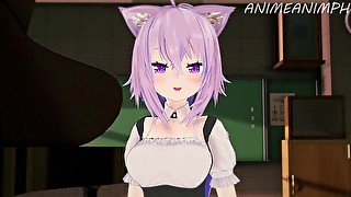 VTUBER NEKOMATA OKAYU ANIME HENTAI 3D UNCENSORED