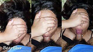 I Want Before Bed Blowjob BBW - BearBlur - น้องหมีนอนไม่หลับเลยจับควยยัดปาก