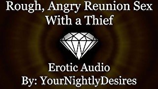 Thief Ravages Your Pussy Against The Wall [Part 2] [Kissing] [Rough] (Erotic Audio for Women)