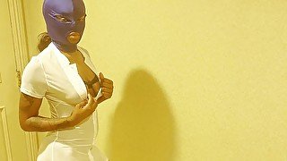 Perfect Ass Ebony Nurse Passion Couldn't Stop Cumming on Patients BBC!!! CUMSHOT