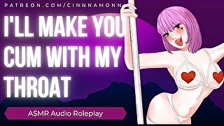 I'll Make You Cum With My Throat  ASMR Erotic Audio Roleplay Gentle Femdom Blowjob, Deepthroat