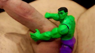 Spidey and Hulk Smasht a Giant's Cock, A Perverted Toy Story