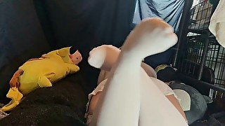 Feet in tights ASMR