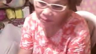 Asian granny Elizabeth 57 yr flashing 6 ( March 2014)