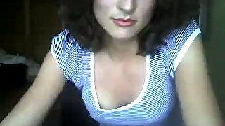 Really beautiful petite brunette on webcam playing with my mind