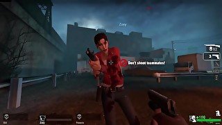 Zoey Left 4 Dead ryona レフト フォー デッド リョナ - 4명 사망 료나 - 死了4个人 良娜