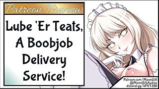 Lube 'Er Teats, A Boob Job Delivery Service Preview