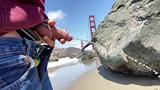 Pissing in Front of The Golden Gate Bridge