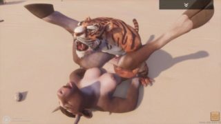 Wild Life / Furry Porn Tiger Creampie's inside Tali