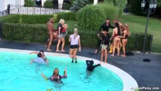 Insane hardcore pool party