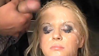 Fabulous amateur Bukkake, Facial porn video