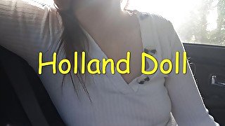 102 Holland Doll - Sucking Daddy's Pole in the Car