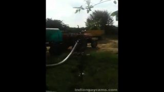 Indian Guys Bathing Fun