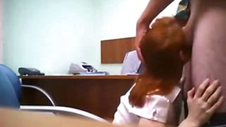 Horny Secretary Fucks On The Job