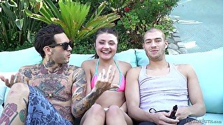 Hot moments with Adria Rae, Nina North, Xander Corvus and Small Hands