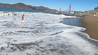 Baker Beach Pacific Ocean Cold Water No Shrinkage Public Cock