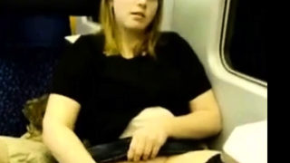 Solo Masturbation Series Amateur On a Train