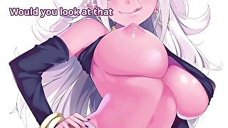 Android 21 gives you her Futa cock  Hentai Anal JOI