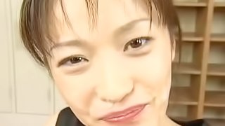 Sweetie from Japan in cum-swallowing scene