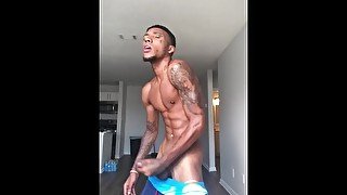 Hot Guy Jacks Off His Thick Cock & Flex Body! ONLYFANS: BIGPIMPIMDON