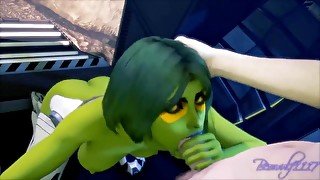 Original Gamora Blowjob