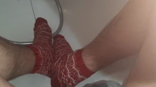 Piss on red socks