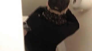 A couple of white amateur stranger girls caught on cam in the toilet