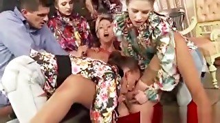 Pissing Slut In Hardcore Orgy