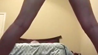 Skinny girl twerk on periscope