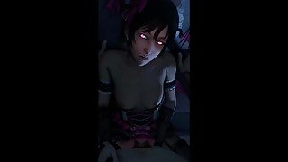 SFM Iris Amicitia Succubus Fucked Hard