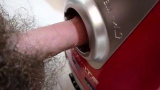 The vacuum cleaner hole and cumshot inside