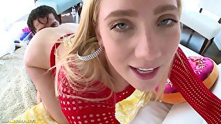 Aj Applegate - Big-assed Ajs Enema + Juicy Sodomy